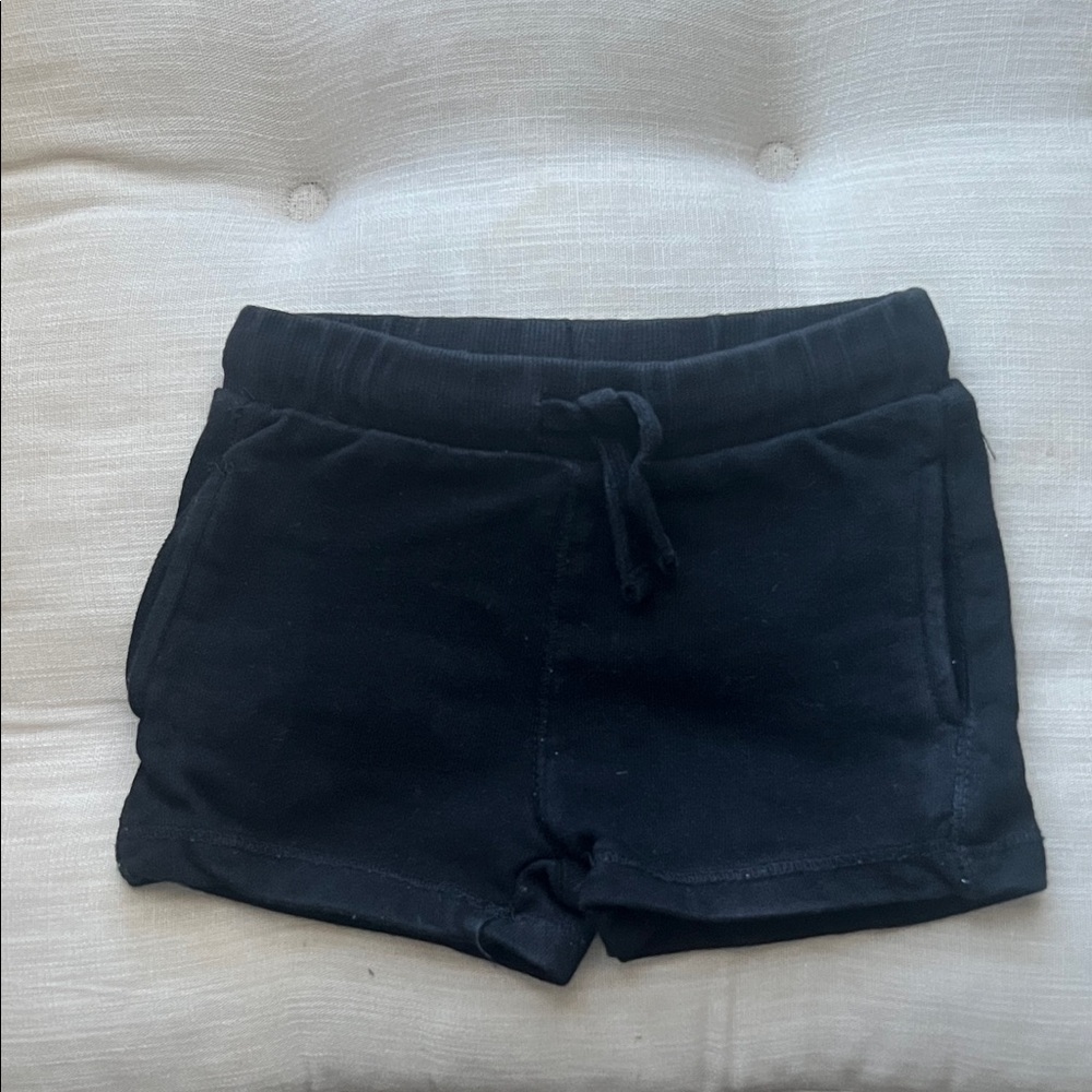 Zara Kids Black Athletic Shorts